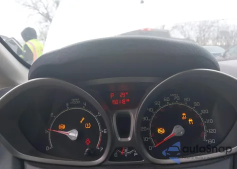 2011 Ford Fiesta Sel из США, поврежденный, VIN 3FADP4CJ8BM221747